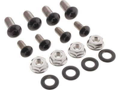 924720 - screws4bikes Front Fender Screw Kits Gloss Black Powder Coated
