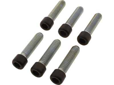 924721 - screws4bikes Triple Tree Screw Kit Satin Black Powder Coated