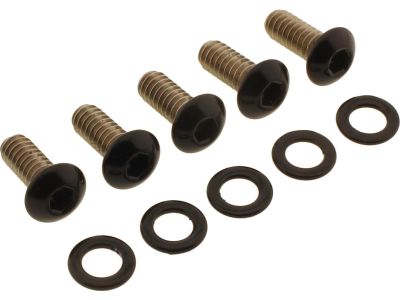 924722 - screws4bikes Derby Cover Screw Kits Gloss Black Powder Coated