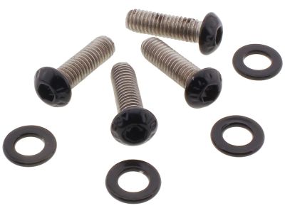 924727 - screws4bikes Front Fender Screw Kits Gloss Black Powder Coated