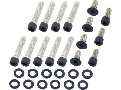 924751 - screws4bikes Primary Cover Screw Kit For FL Shovel, FX Shovel Satin Bl...