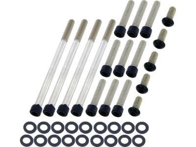 924754 - screws4bikes Primary Cover Screw Kit For Dyna, Softail, Touring Satin ...