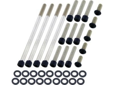 924759 - screws4bikes Primary Cover Screw Kit For Touring Satin Black Powder Co...