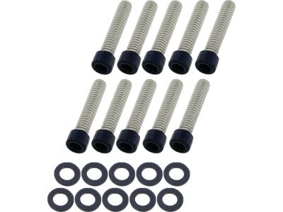 924764 - screws4bikes Cam Cover Screw Kit Satin Black Powder Coated