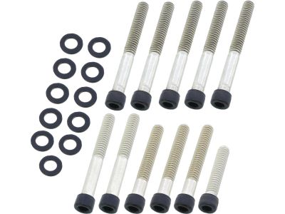 924765 - screws4bikes Cam Cover Screw Kit Satin Black Powder Coated