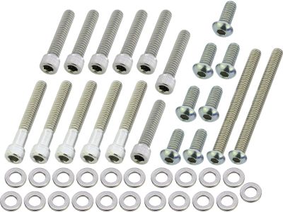 924860 - screws4bikes Primary Cover Screw Kit For Dyna, Softail Stainless Steel...