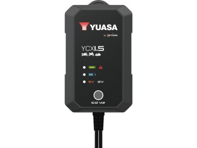 924932 - YUASA YCX1.5 Smart Battery Charger Black