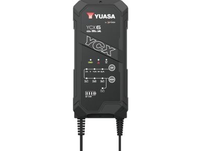 924933 - YUASA YCX6 Smart Battery Charger Black