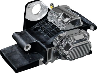 924998 - ULTIMA Transmission for 6 Speed Twin Cam A Black Housing, Chrome Cover...