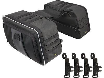 925195 - Nelson-Rigg Route 1 Road Trip Saddlebags Black