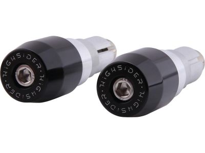 926454 - HIGHSIDER Bar End Weights Evo Black Aluminium