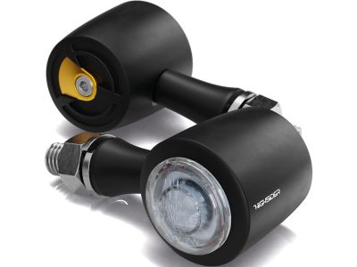 926469 - HIGHSIDER Enterprise-EP1 LED Turn Signals Gold Accent Black Tinted LED...