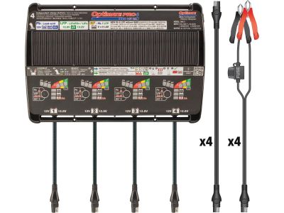 928140 - OptiMATE Pro-4 Duo 12V 5A Automatic Diagnostic Battery Charger x 4