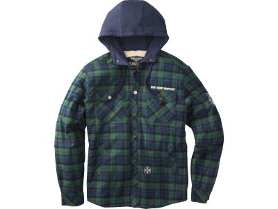 929819 - WCC Sherpa Lined Flannel Jacket Black|Gray | 3XL