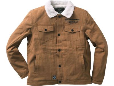 929828 - WCC Sherpa Lined Canvas Jacket Duck Brown | L