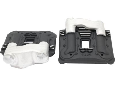 929968 - EMD Knuckle Rocker Box Covers For Sportster 04-20 Black Cut