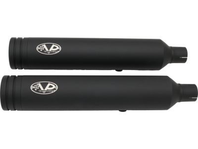 930040 - V-Performance Double Slip-On Muffler Set Endcap Double Ring Black Cera...