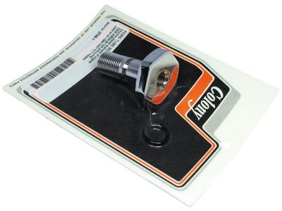 930444 - COLONY Fork Tube Plug Upper Bracket Cap With O-Ring Chrome