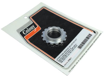 930447 - COLONY Upper Fork Bearing Adjustment Nut Zinc Plated