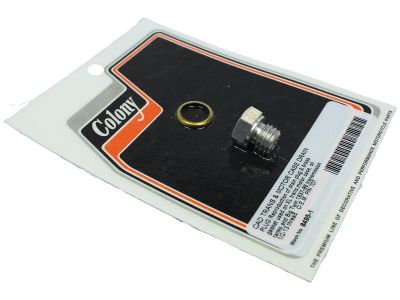 930472 - COLONY Drain Plug and Brass Gasket for Transmission, Motor Case, Oil T...
