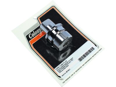 930477 - COLONY Fork Tube Plug Chrome