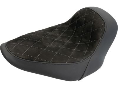 930727 - Nubuk Leather Solo Seat Diamond Stitch, For Thunderbike Steel Fender 2...