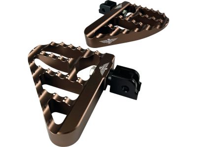930902 - HeinzBikes V2 Performance Mini Floorboards Bronze Anodized