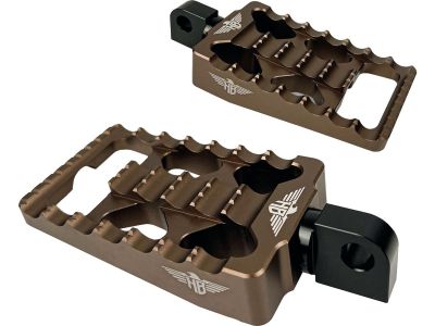 930906 - HeinzBikes MX V1 Passenger Pegs Bronze Anodized