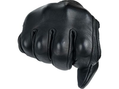930936 - HeinzBikes Leather Clubstyle Gloves Black | M