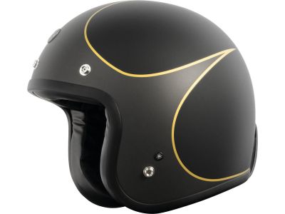 931016 - Torc Helmet Del Mar (T-50) ECE Open Face Helmet Black | XS