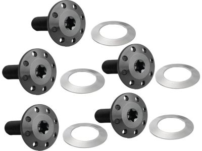 931336 - ARLEN NESS Titanium Floating Rotor Bolt Kit For Front Brake Discs Blac...