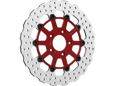 931703 - Rick's El Diabolo (Steve) Design Floating Brake Disc Red Inner Carrier...