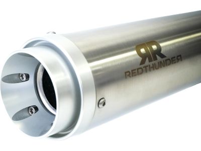 932816 - Red Thunder Touring Slip-On Mufflers Stainless Steel