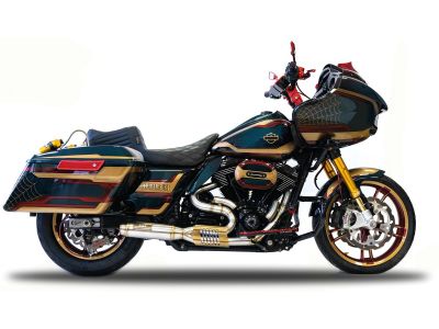 932839 - Red Thunder Complete 2-in-1 Exhaust Systems Raw Short Stainless Steel