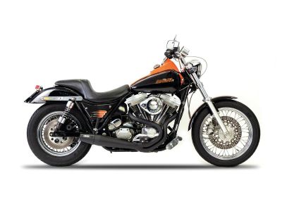 932843 - Red Thunder Complete 2-in-1 Exhausts Tapered Style Black