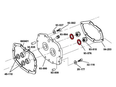 93576 - CCE M&C/SHFT OUTER SPACER Main and Countershaft Outer Spacer