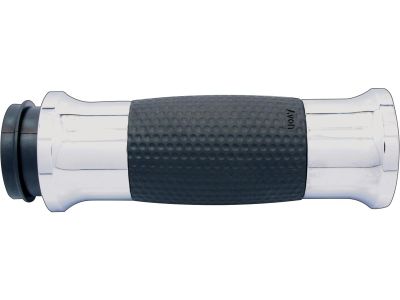 990286 - AVON GRIPS Air Gel Grips Black Rubber Chrome 7/8