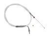 040725 - Barnett Stainless Braided Throttle Cable 90 ° Stainless Steel Clear C...