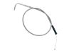 41607 - Motion Pro Armor Coated Throttle Cable 45 Â° Stainless Steel Clear Coa...
