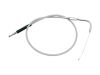 42019 - Motion Pro Argent Idle Cable 45 ° Stainless Steel Clear Coated Chrome Look 30"