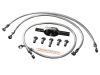 614266 - GOODRIDGE High End Brake Line Kit Two Line Kit Stainless Steel Clear Coated 41,75"