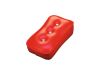632134 - EASYRIDERS EZ Deluxe Suction Pillion Pad With chrome buttons Red
