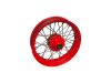 632522 - DNA 40-Spoke Wheels Polished Stainless Steel Spokes Red 3/4" 21" 2,15" Dual Disc