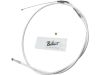 649773 - Barnett Platinum Series Throttle Cable 90 ° Stainless Steel Clear Coated Chrome Look 35,5"
