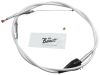 649804 - Barnett Platinum Idle Cable with Switch For Cruise Control Models 90 ° Stainless Steel Clear Coated Chrome Look 26"/10 3/4"