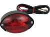 686605 - CCE Micro Cateye Taillight Without license plate bracket Black Dual Filament