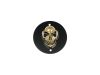 688219 - CCE Skull Point Cover 2-hole, horizontal Black Gold