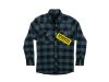 889838 - King Kerosin Biker Karo Shirt Blue   3XL