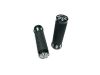 894932 - CCE Argyle Grips Black Raw Cut 1" Throttle By Wire
