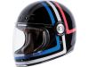 916146 - Torc Helmet Newport (T-1) Retro Full Face Helmet Black   XS